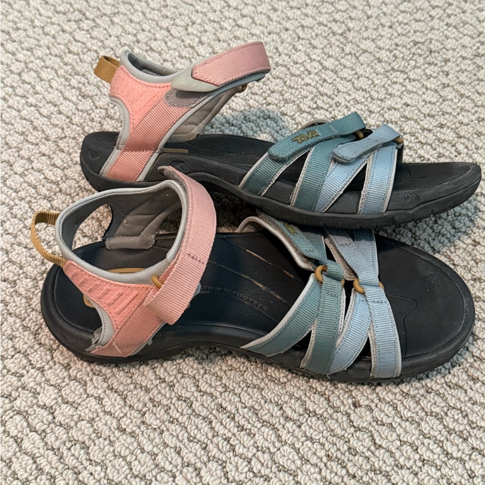 Teva Tirra Hiking Sandals - Pink & Blue - Picture 2 of 8